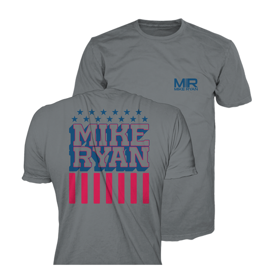 Mike Ryan Grey Flag Tee